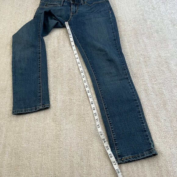 Levi’s Denizen Modern Skinny Blue Jeans 4 Short - Picture 5 of 11